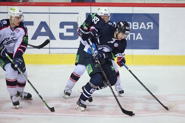 Srce na utakmici KHL Medveščak - Sibir Novosibirsk