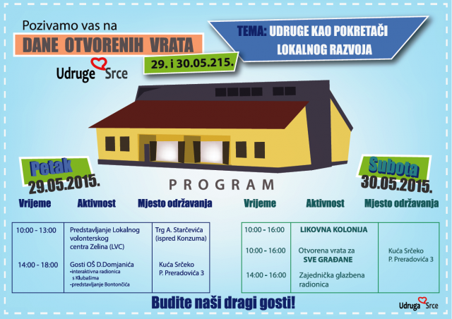 Dan otvorenih vrata Udruge Srce i Likovna kolonija 2015.