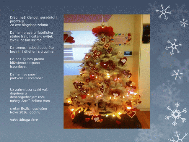 Sretan Božić i sve najbolje u Novoj godini