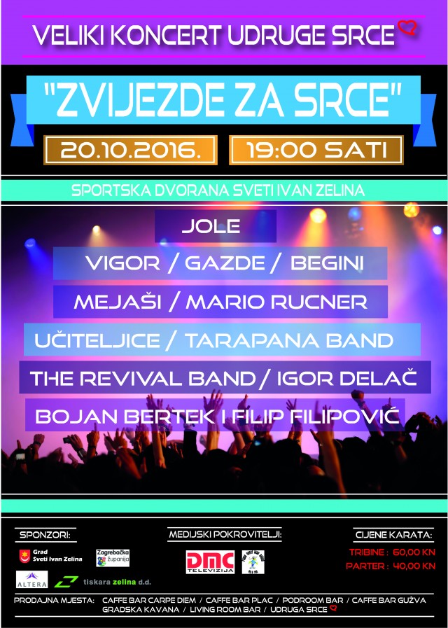 6. Veliki koncert Udruge SRCE "Zvijezde za Srce"