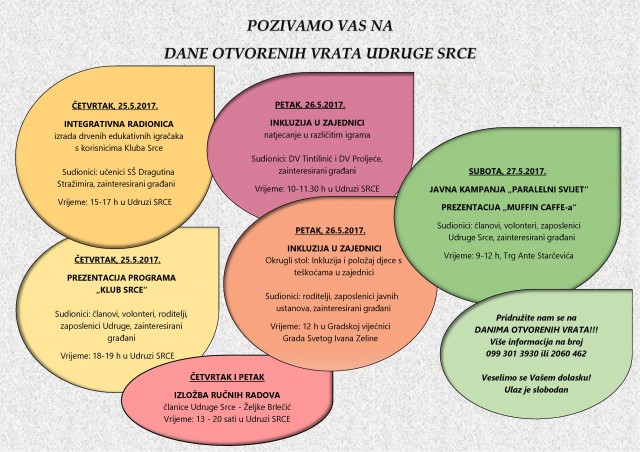 Dani otvorenih vrata Udruge Srce 