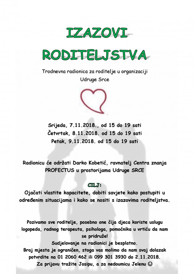 Radionica "Izazovi roditeljstva"